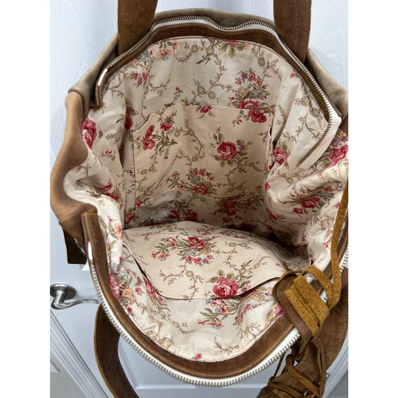 REBYC Boho Leather Tote Bag - Picture 3 of 9